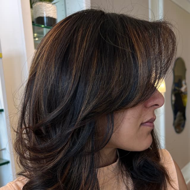 Blowout level 2 at Hair by Michaela in Katy, TX